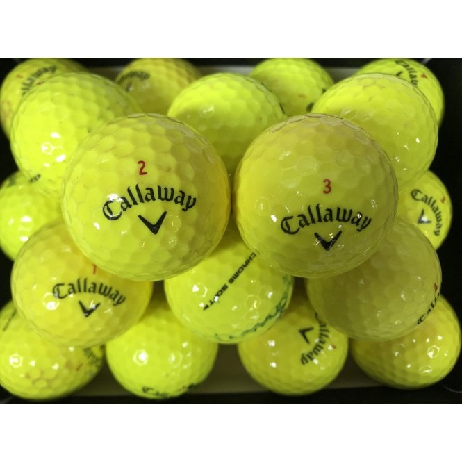 Practice Balls -100 packs Chrome Soft Yellow Golf Balls ( 100 ball pack )