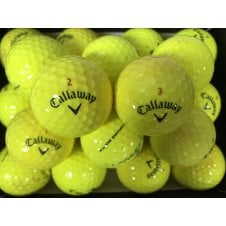 Chrome Soft Yellow Golf Balls ( 100 ball pack )