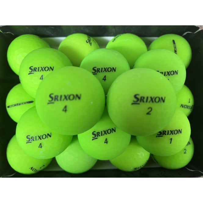 Srixon Soft Feel Matte Green Golf Balls