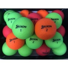 Soft Feel Matte Mixed Colour Golf Balls 