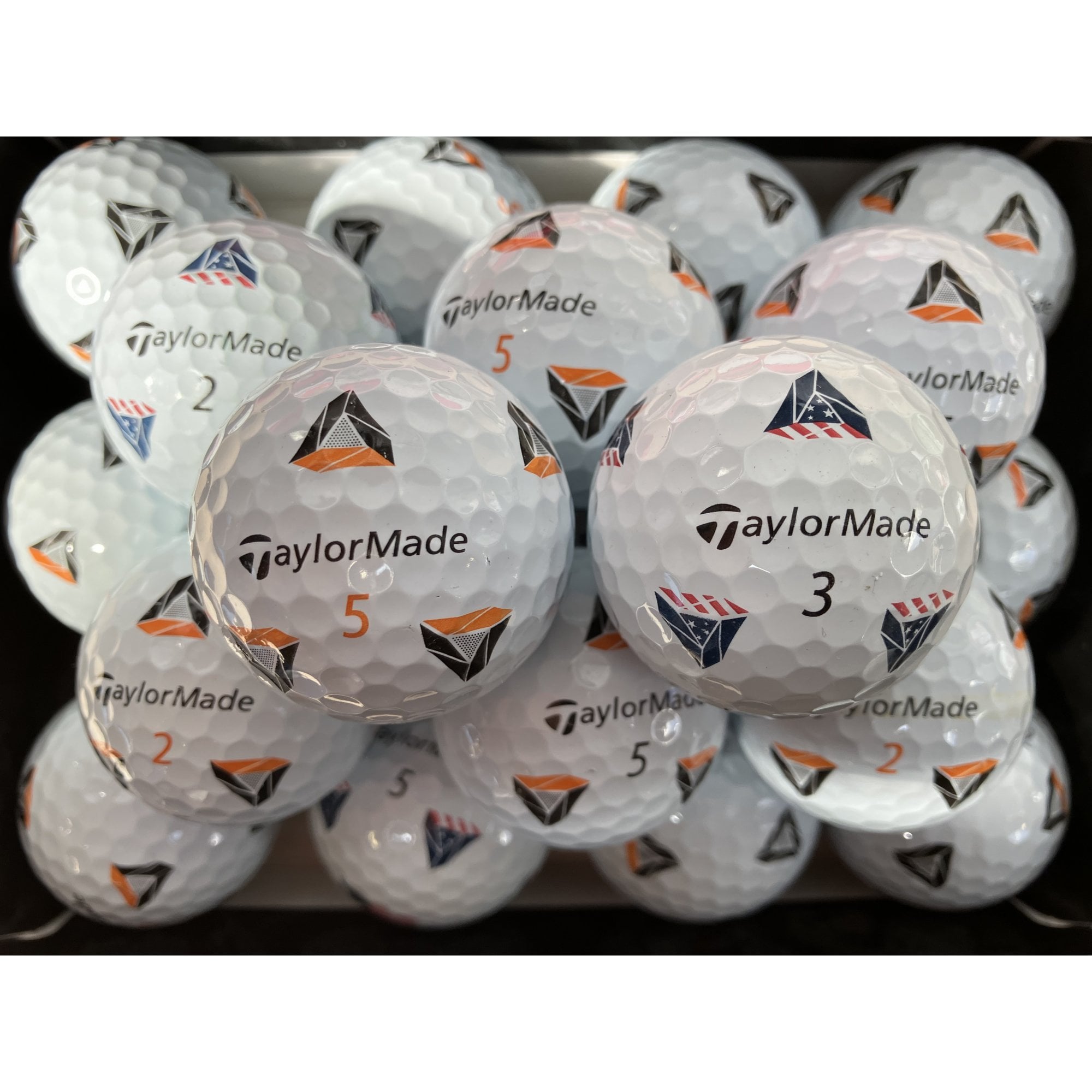 Taylor Made Lakeballs 25 Stück – Gebrauchte Golfbälle In AA/AAA Qualität, Mix Für Training & Spiel