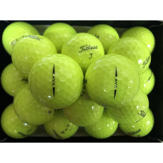 Titleist AVX Yellow Golf Balls +10% EXTRA FREE
