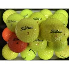 Mixed Coloured Golf Balls 
