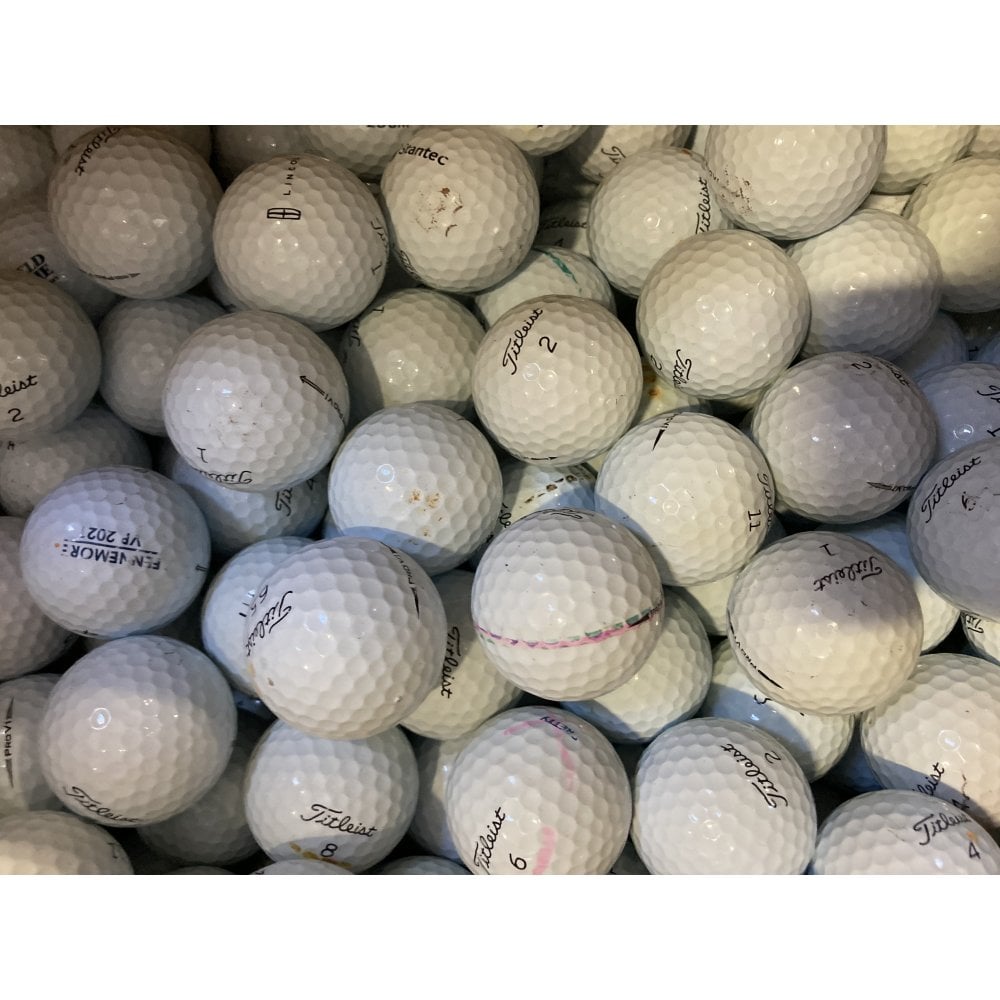 Balles De Golf Titleist Pro V1/x Reconditionnées - Grade A/B, 52 Boules, Sans Fissures