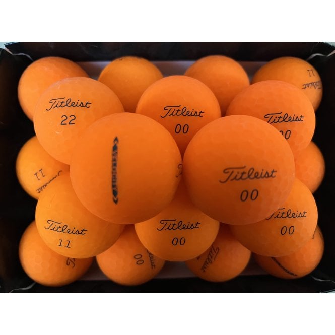 Titleist Velocity Matte Orange Golf Balls