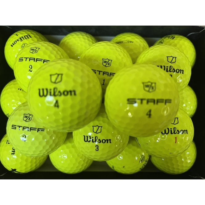 Wilson Staff \ Triad Yellow Golf Balls